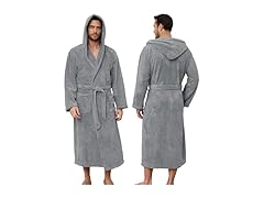 PJGGZ Men's Bathrobe with Hood