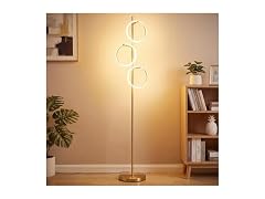 Bairth Gold Floor Lamp with 3 Lights