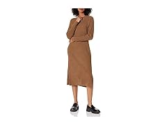 The Drop Women Renata Rib Midi Dress