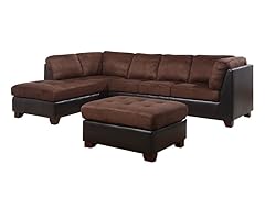 Echo Leek Sectional and Ottoman