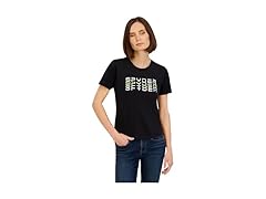 Spyder Womens Rhinestone Wordmark Graphic SS Tee