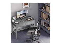 Lewahom Computer Desk with 2 Drawers