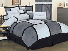 Dareen 7pc Comforter Set - Gray - 2 Sizes