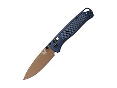 Benchmade Bugout Knife - Crater Blue Grivory - Cerakote Finish