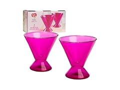 Paris Hilton 2-Piece Martini Glass Set
