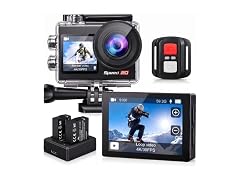 Hiicam 4K 20MP Action Camera Waterproof