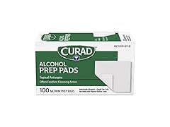 Curad Medium 2-Ply Sterile Alcohol Prep Pads
