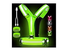 JZ LED Reflective Running Vest