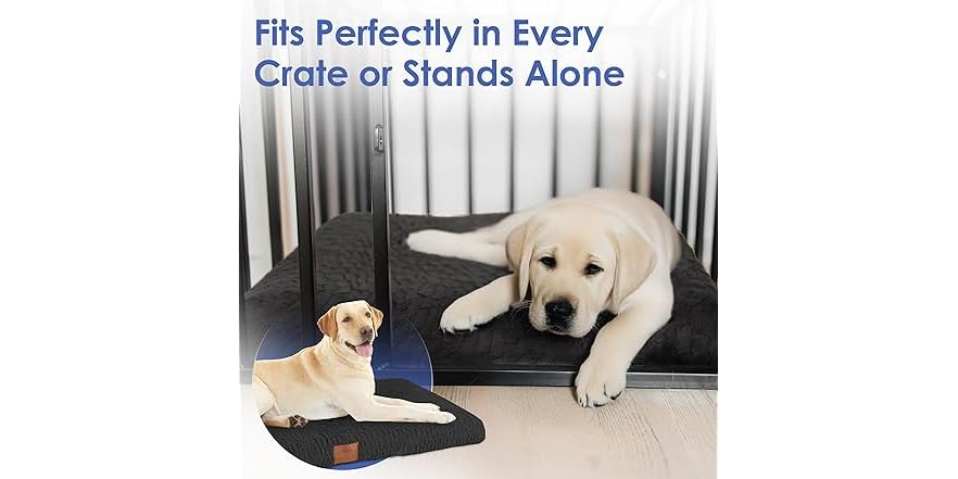 AMERICAN KENNEL CLUB Orthopedic Memory Foam Dog Crate Bed, - Foam Dog Crate With Internal Dimensions