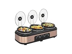 Sunvivi Triple Slow Cookers