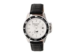 Heritor Automatic Pytheas Leather-Band Watch