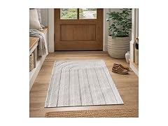 2x3 Ivory Cream Waves Soft Door Mat