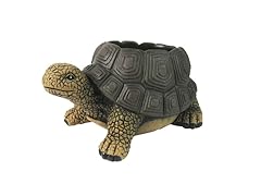 9.3" Cement Turtle Planter