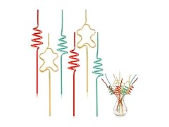 Generic 30 Pcs Christmas Straws
