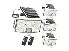 TOBUSA 4-Pk Motion Sensor Flood Lights