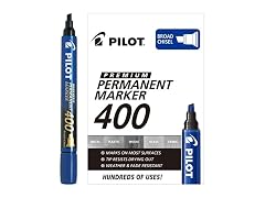 PILOT Premium 400 Permanent Markers, Broad Chisel Tip