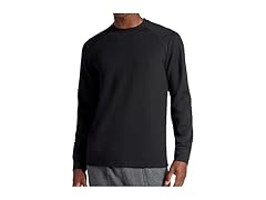 Gaiam Mens Cozy & Cool LS Crewneck Top