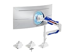 ARES WING Single Monitor Mount - White