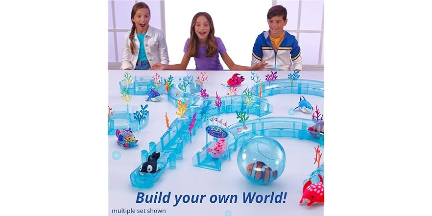 ZhuZhu Aquarium Starter Set with 2 Motorized Fish