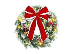 Pinkpum Christmas Wreath for Front Door