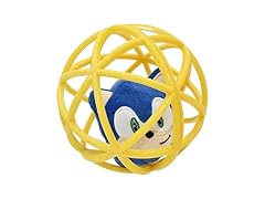 multipet Sonic Cage Ball w/Bell Cat Toy