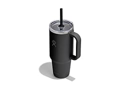 Hydro Flask 40oz Clear Lid Travel Tumbler -Black