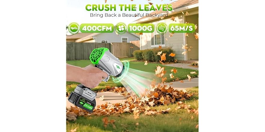 1000000 Rpm Gun 1,000,000 RPM Cordless Leaf Blower
