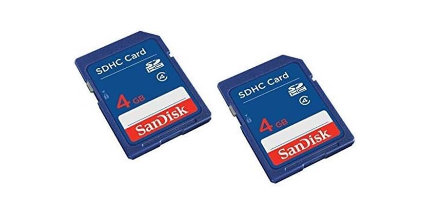 SanDisk 4GB SD Memory Card 2 Pack