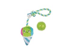 Fringe Fringe Studio Plush Dog Toy with Rope