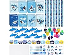 Shark Party Stationery Set 85 Pack