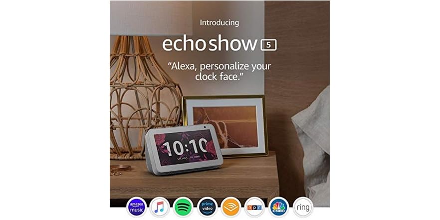 Echo Show 5 (1st Gen, 2019) Smart Display with Alexa