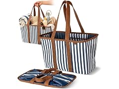 CleverMade Collapsible LUXE Tote, 30L Foldable