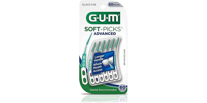 GUM Soft-Picks Advanced 60 Count