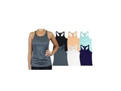 5Pk Asst Womens Active Racerback Tank (S-3XL)