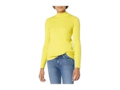 Amazon Essentials Womens Cable MockNeck Sweater