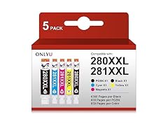 ONLYU Cartridges 5 Pack 2281XXL Canon