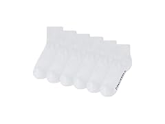 Converse Men (OS) Quarter Sock White/6-pack