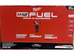 Milwaukee 3453-22 M12 FUEL 1/4in Hex Impact Kit