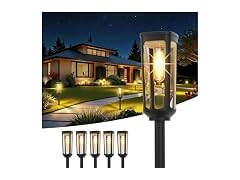 JEJOT Solar Pathway Lights 6-Pack