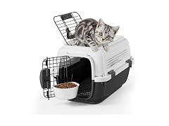MoNiBloom 19.5 Inches 2-Door Hard Cat Carrier