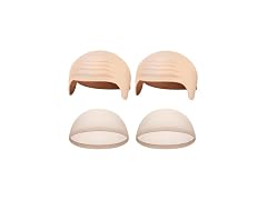Hoedia Latex Bald Caps 2pk Wig Caps 11x7in