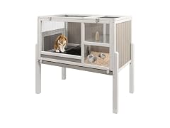 Gowoodhut Elevated Guinea Pig Cage with Detach Legs