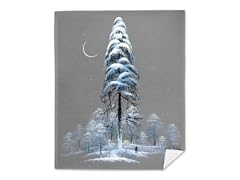 Winter Sentinel Mink Fleece Blanket
