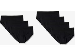 Amazon Essentials Mens Cotton Jersey Briefs 7Pk (M)