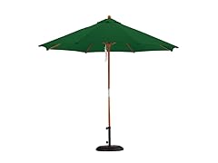 9-Foot Wooden Market Umbrella
