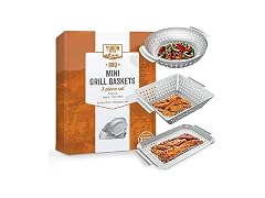 Yukon Glory 3-Piece Mini Grill Basket Set