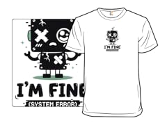 I'm Fine (System Error) Cute Glitch Robot