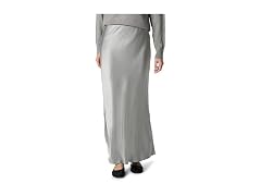 The Drop Women Alya Silky Slip Maxi Skirt