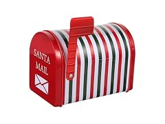 DOITOOL Christmas Tinplate Mailbox Small Containe