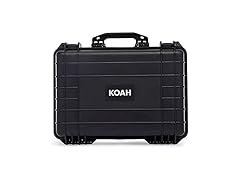 Koah Weatherproof Hard Case with Customizable Foam